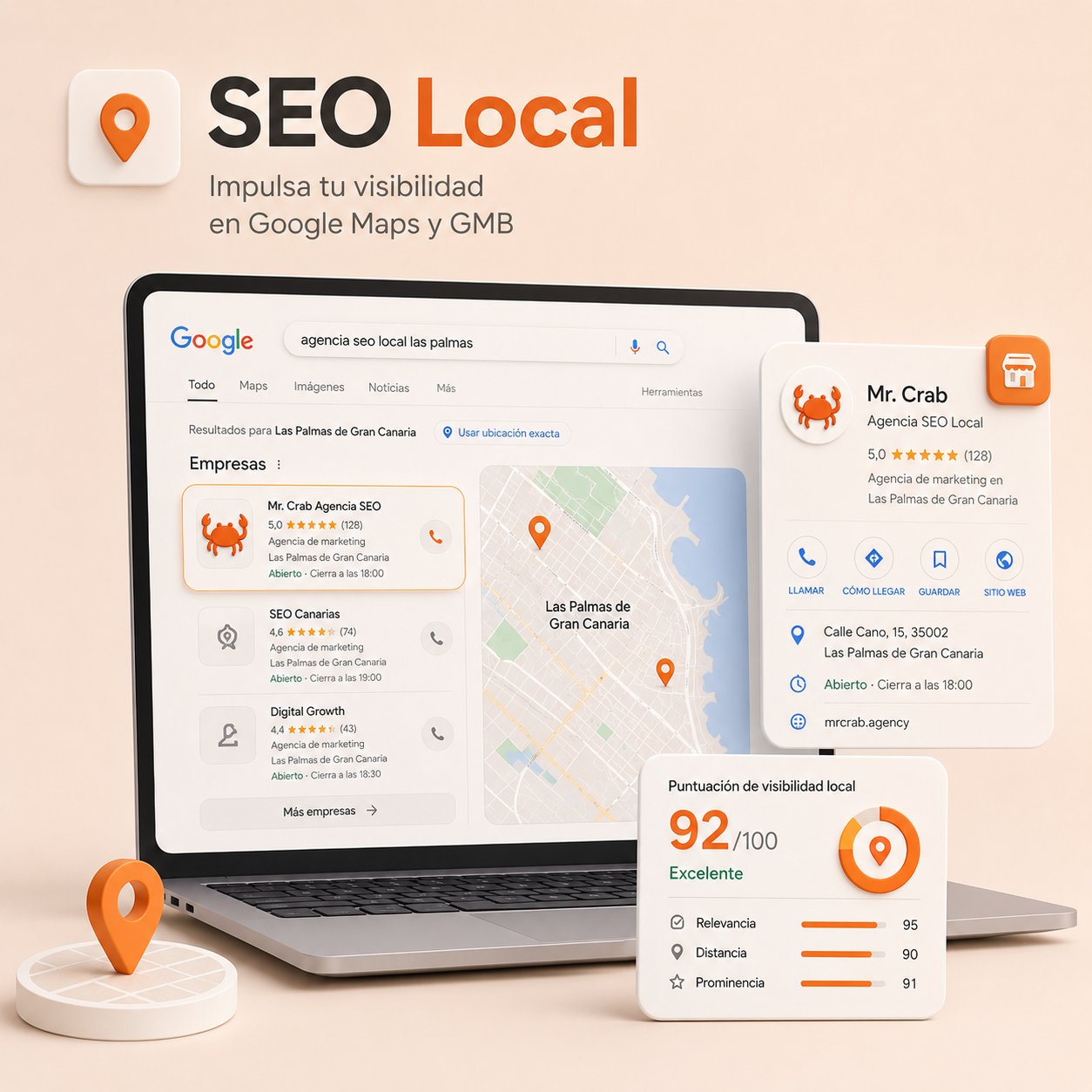 SEO Local Las Palmas — Google Maps, GMB y posicionamiento local